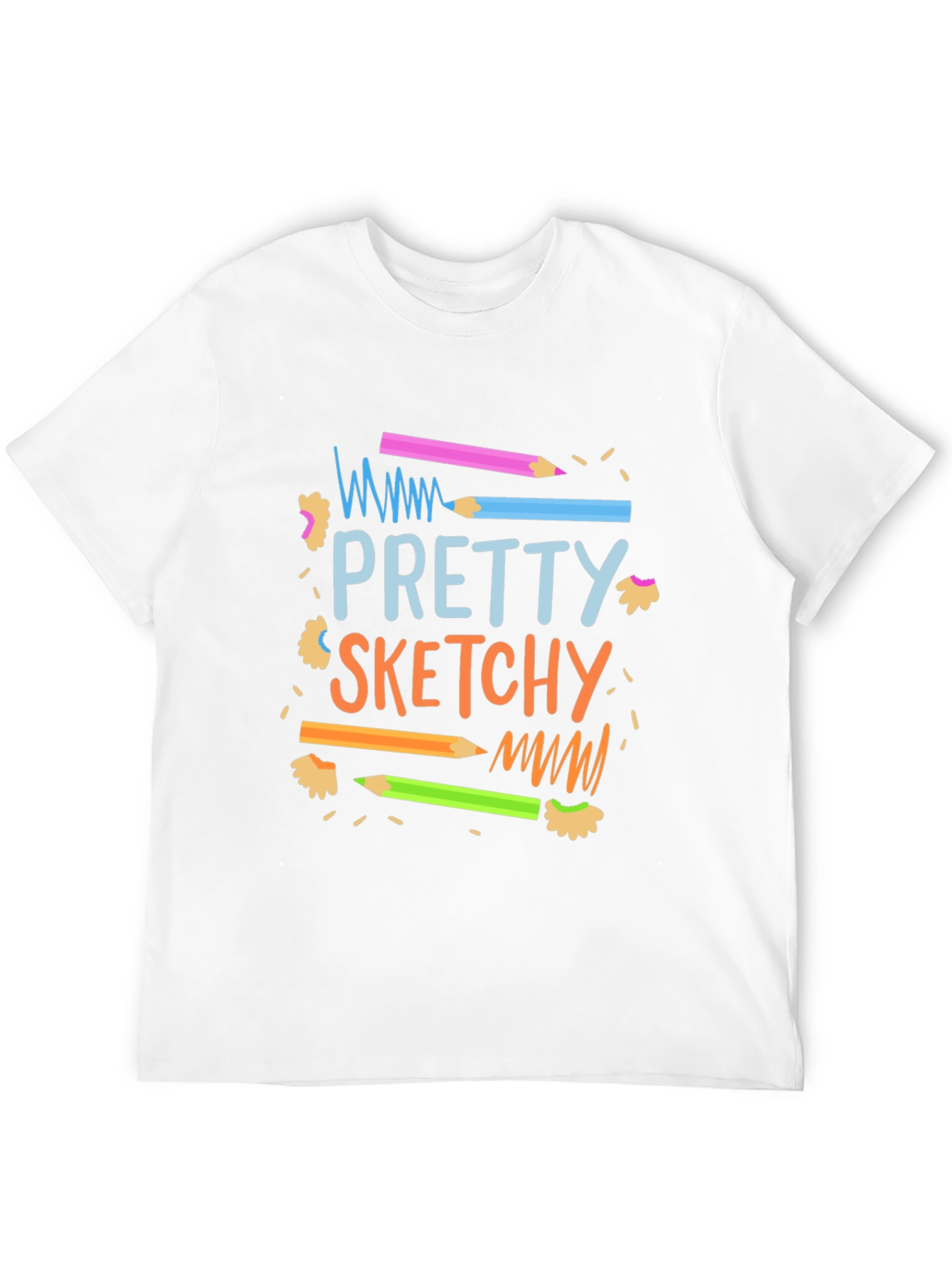 Pretty Sketchy Graphic T-Shirt - Unisex