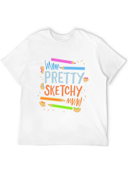 Pretty Sketchy Graphic T-Shirt - Unisex