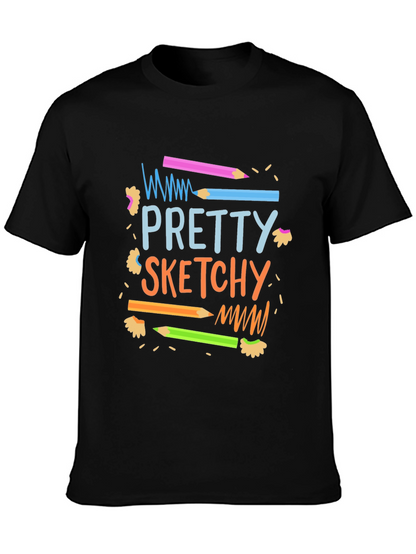 Pretty Sketchy Graphic T-Shirt - Unisex