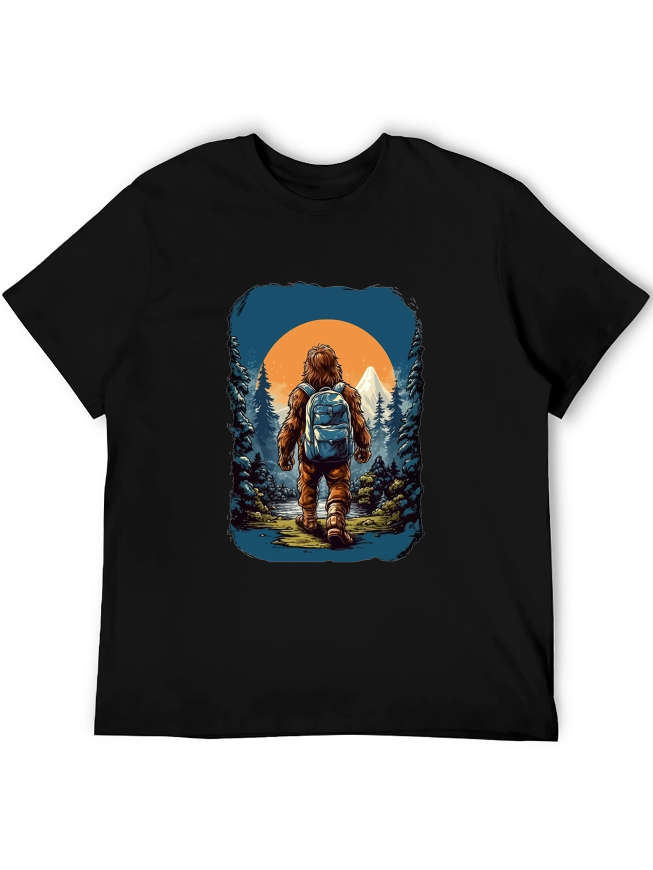 Sasquatch Hiker Graphic Tee - Adventure Awaits!