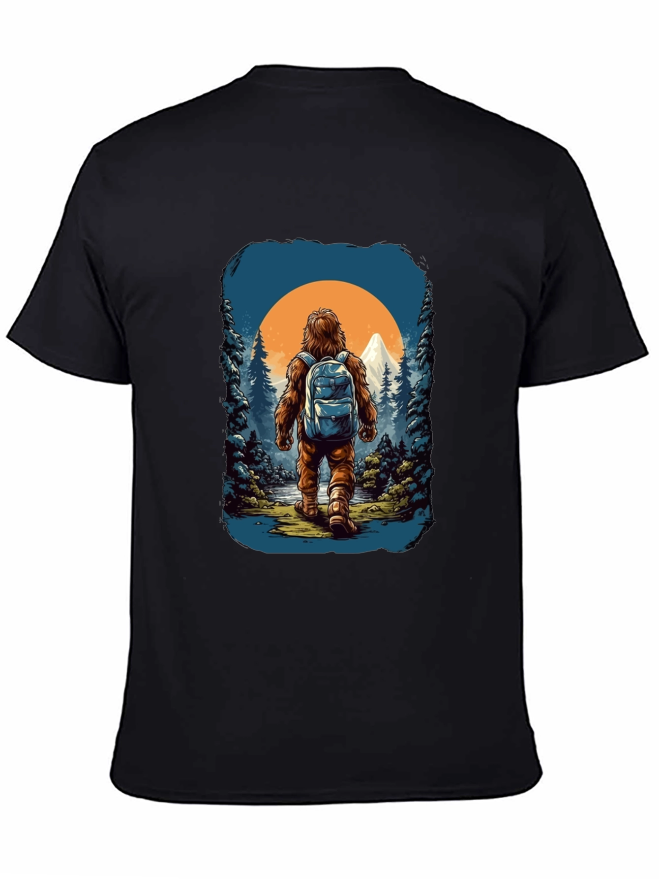 Sasquatch Hiker Graphic Tee - Adventure Awaits!