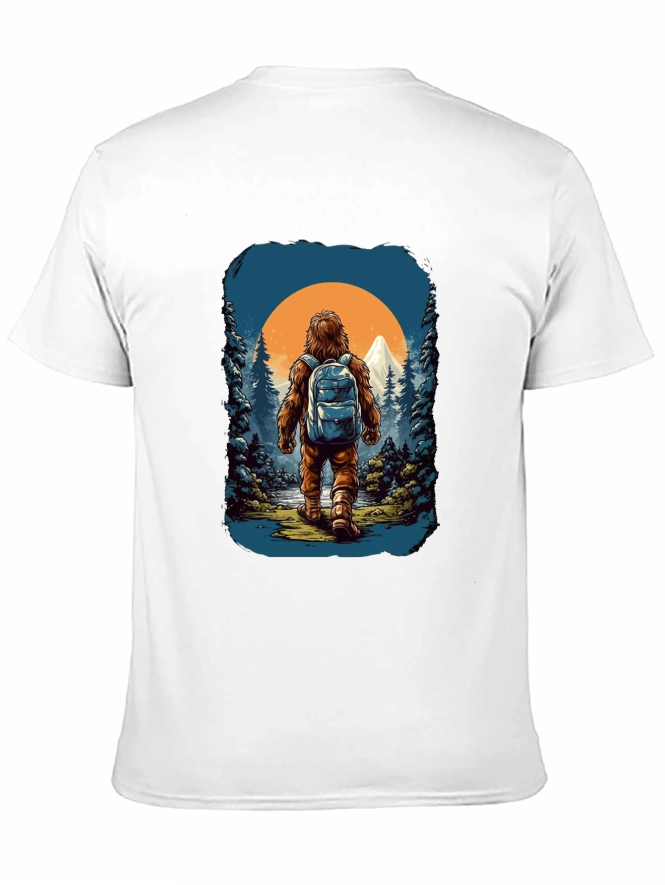Sasquatch Hiker Graphic Tee - Adventure Awaits!
