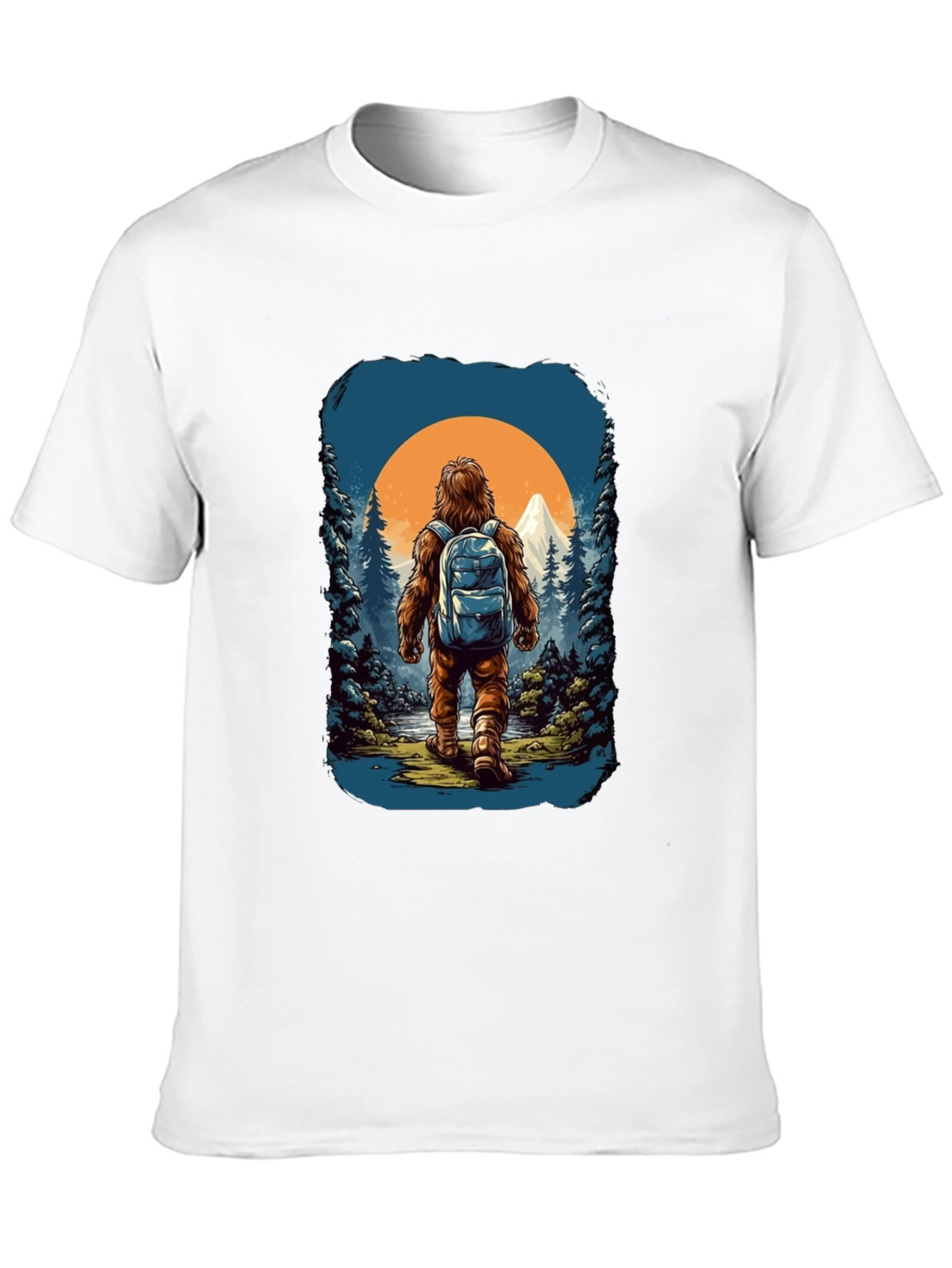 Sasquatch Hiker Graphic Tee - Adventure Awaits!