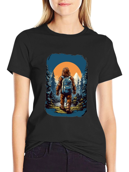 Sasquatch Hiker Graphic Tee - Adventure Awaits!