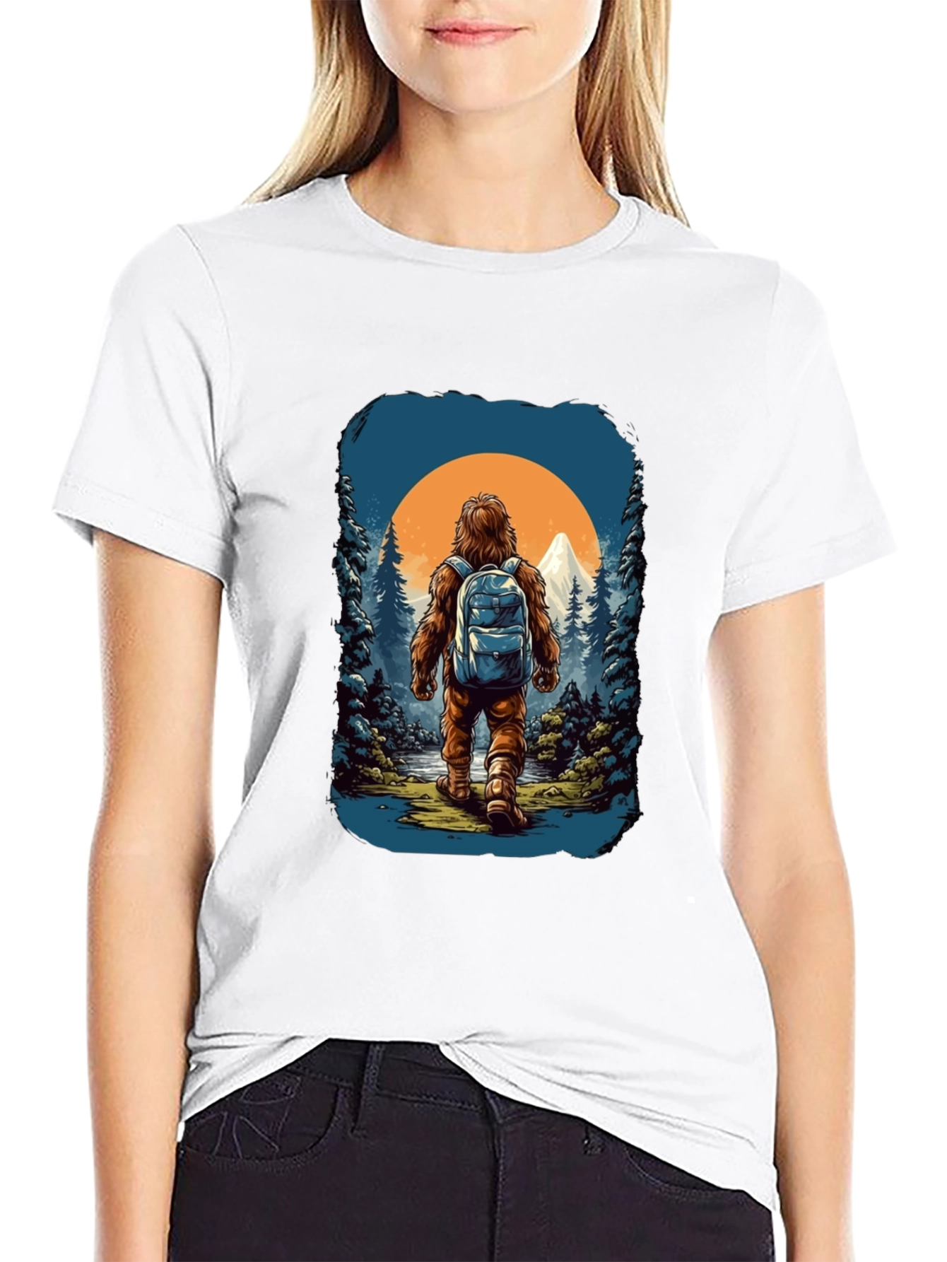 Sasquatch Hiker Graphic Tee - Adventure Awaits!