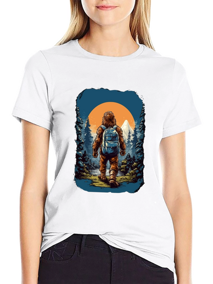 Sasquatch Hiker Graphic Tee - Adventure Awaits!