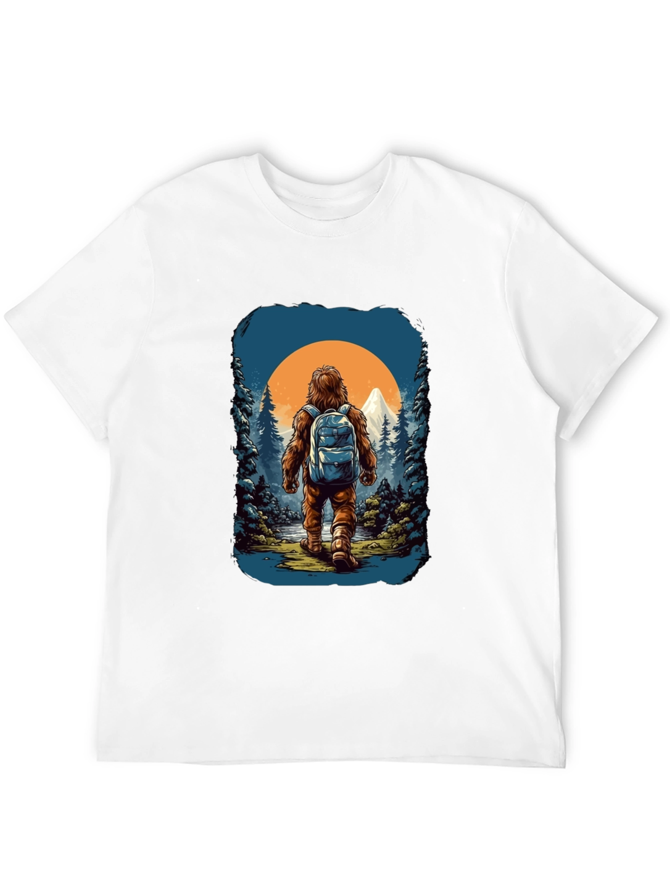 Sasquatch Hiker Graphic Tee - Adventure Awaits!