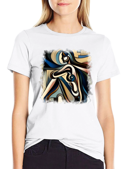Abstract Art Graphic Tee - Modern Design