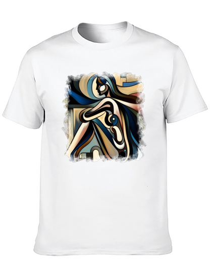 Abstract Art Graphic Tee - Modern Design