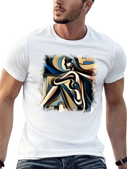 Abstract Art Graphic Tee - Modern Design