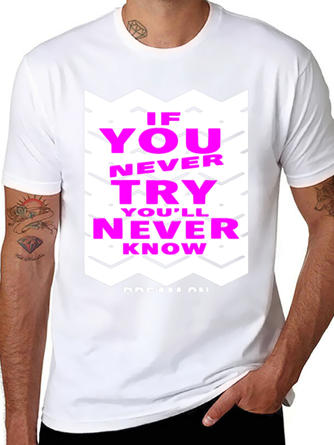 Motivational Graphic Tee - Never Know