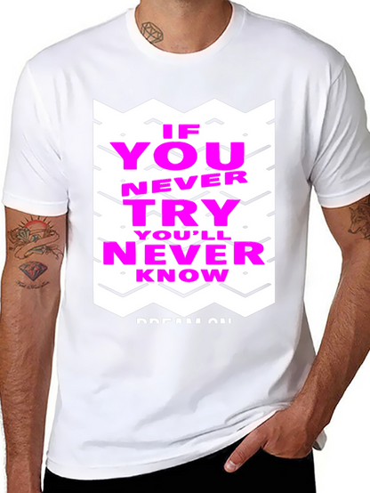 Motivational Graphic Tee - Never Know