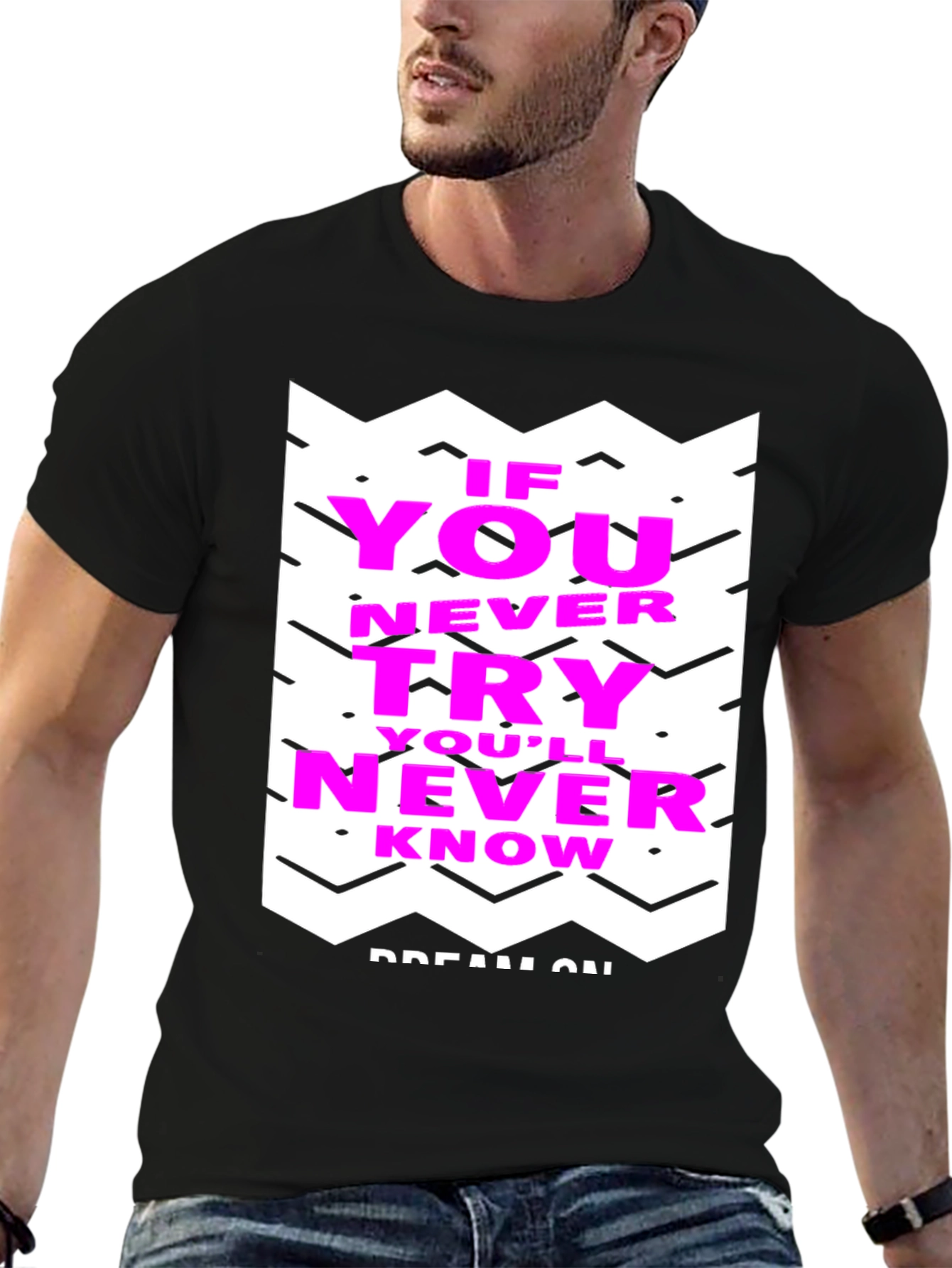Motivational Graphic Tee - Never Know