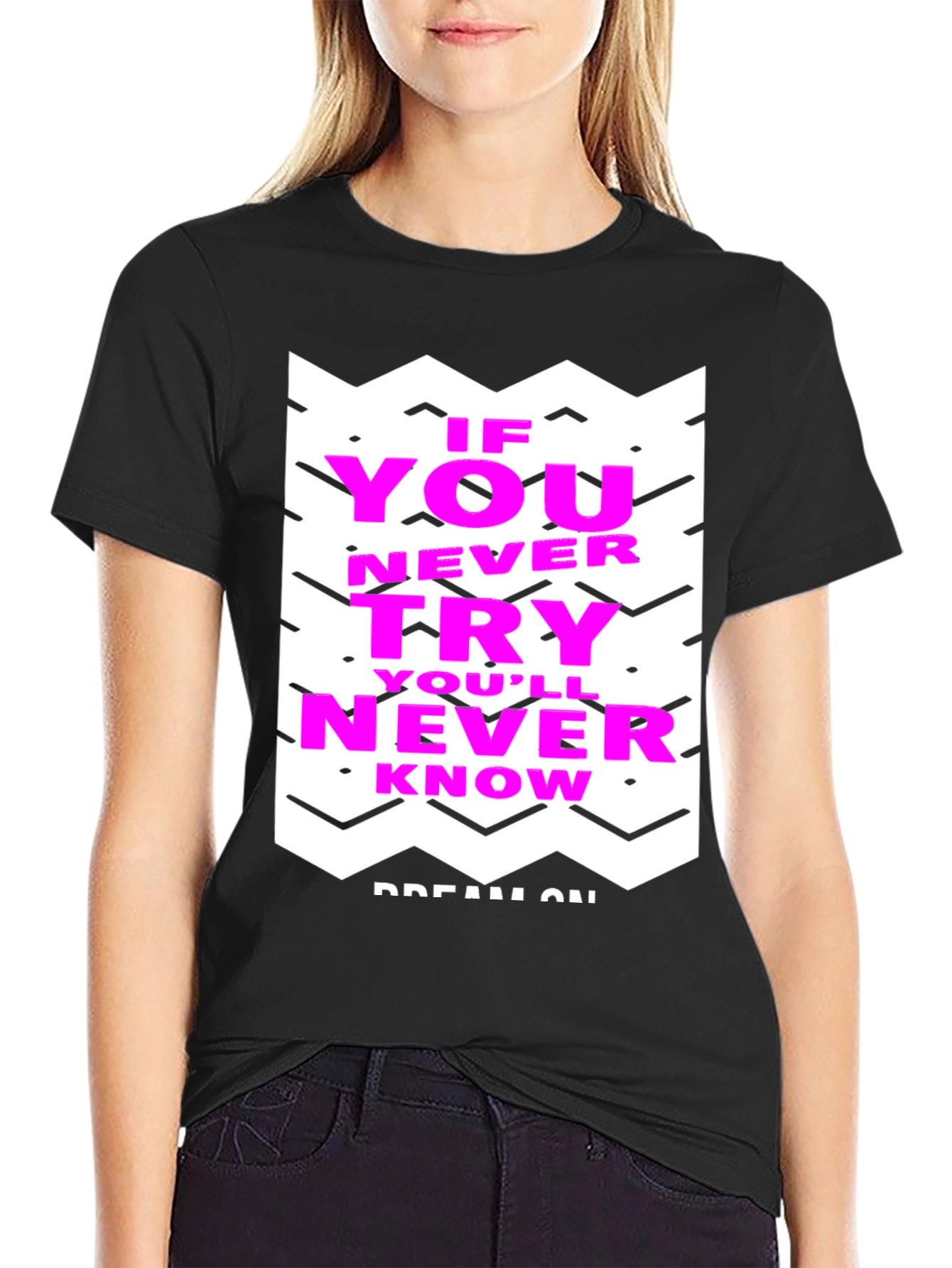 Motivational Graphic Tee - Never Know