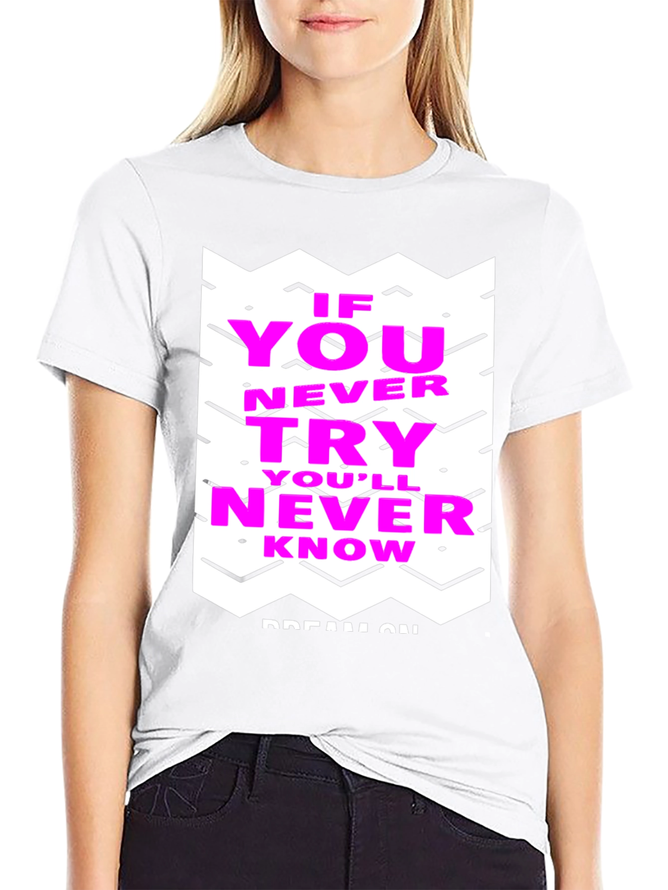 Motivational Graphic Tee - Never Know