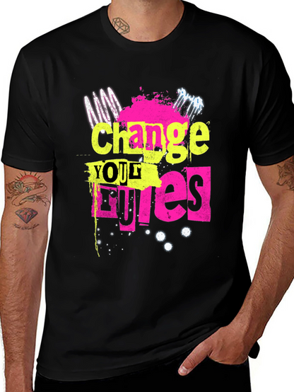 Change Your Rules Graphic Tee - Bold & Edgy