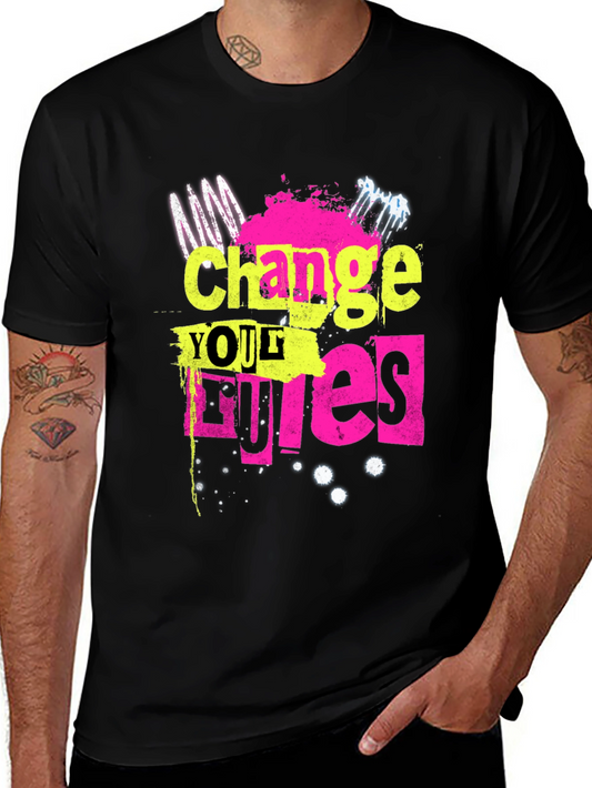 Change Your Rules Graphic Tee - Bold & Edgy