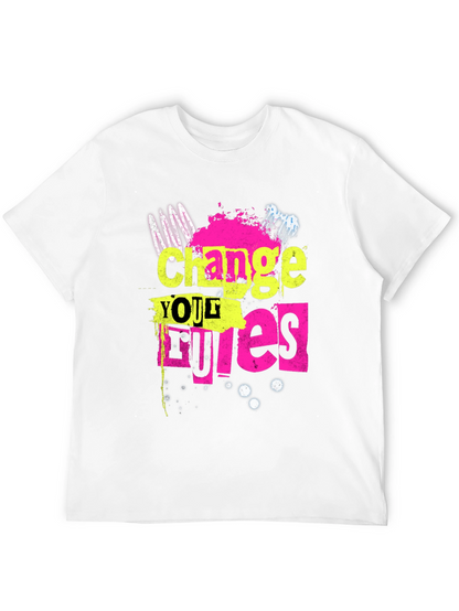 Change Your Rules Graphic Tee - Bold & Edgy