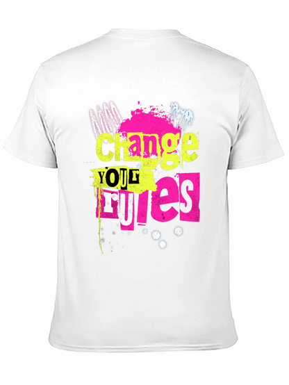 Change Your Rules Graphic Tee - Bold & Edgy
