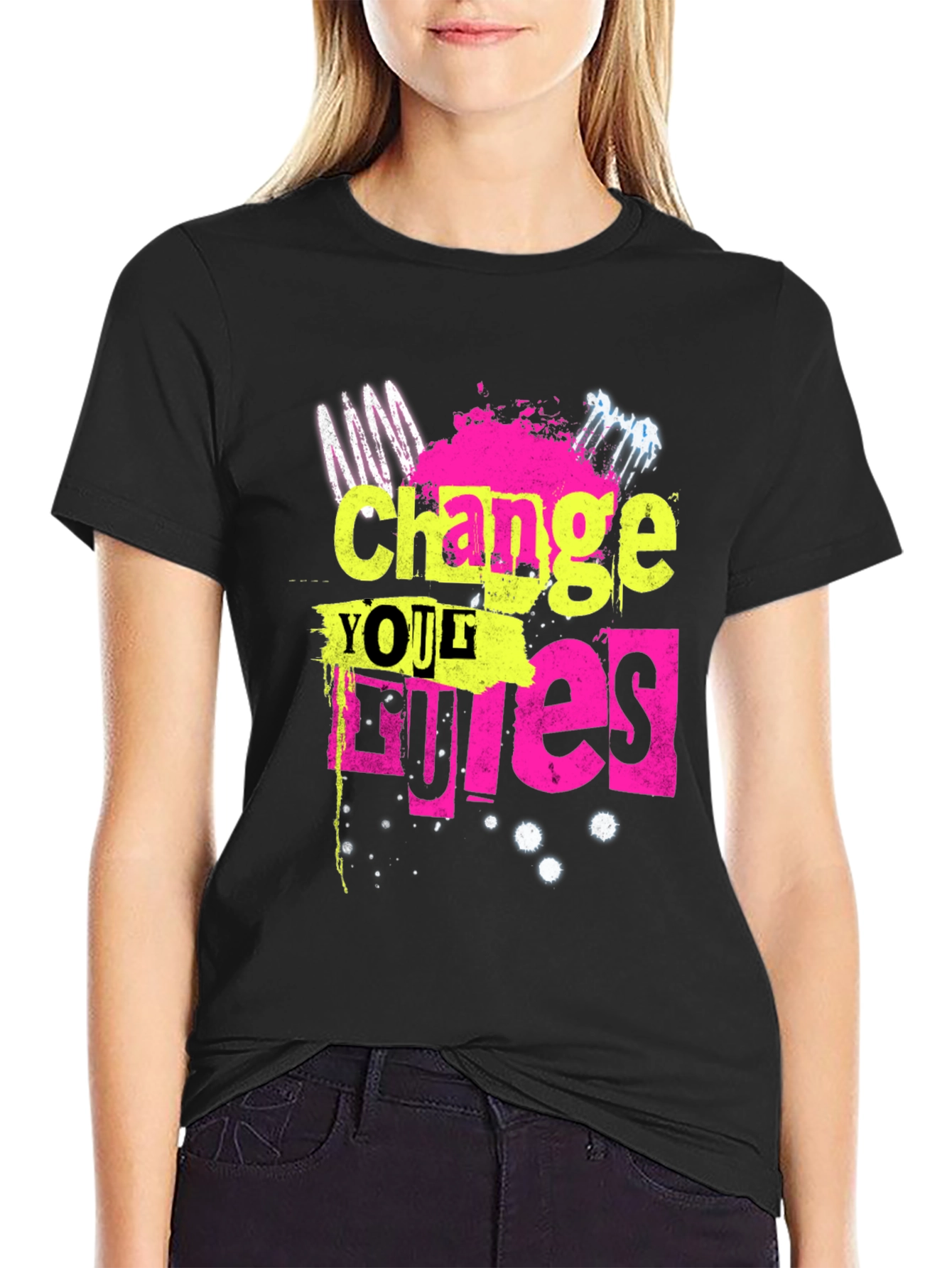 Change Your Rules Graphic Tee - Bold & Edgy