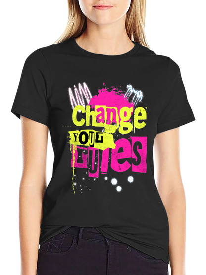 Change Your Rules Graphic Tee - Bold & Edgy