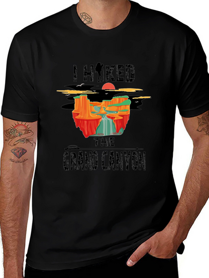 I Hiked The Grand Canyon Black T-Shirt
