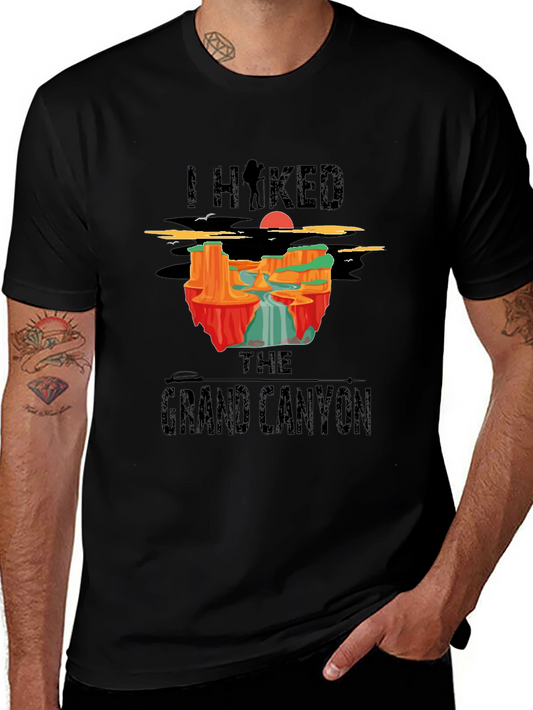 I Hiked The Grand Canyon Black T-Shirt
