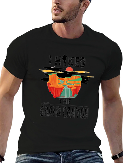 I Hiked The Grand Canyon Black T-Shirt