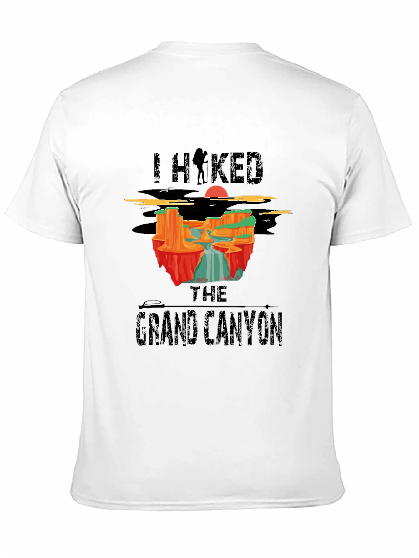I Hiked The Grand Canyon Black T-Shirt