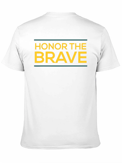 Honor The Brave Graphic T-Shirt - Black