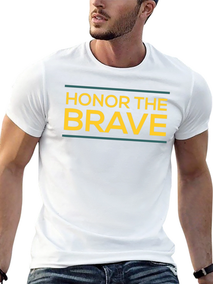 Honor The Brave Graphic T-Shirt - Black