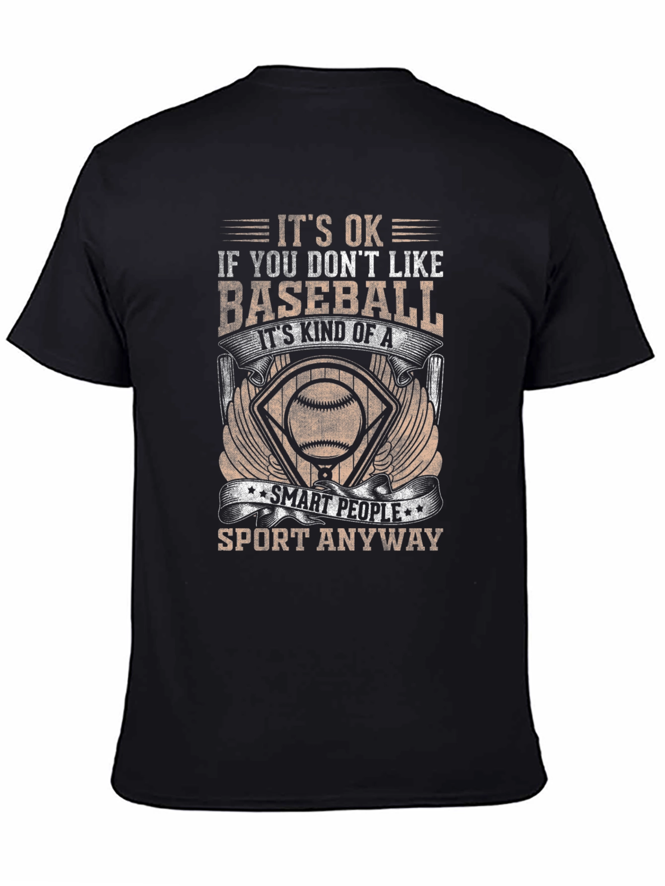 Baseball Fan T-Shirt - Smart People Sport Tee