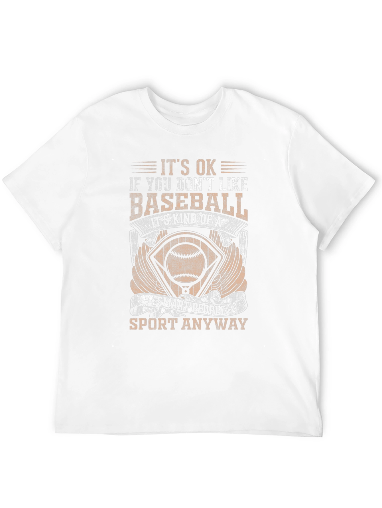 Baseball Fan T-Shirt - Smart People Sport Tee