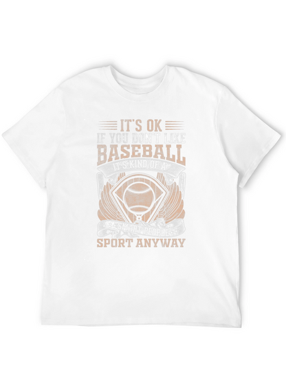 Baseball Fan T-Shirt - Smart People Sport Tee