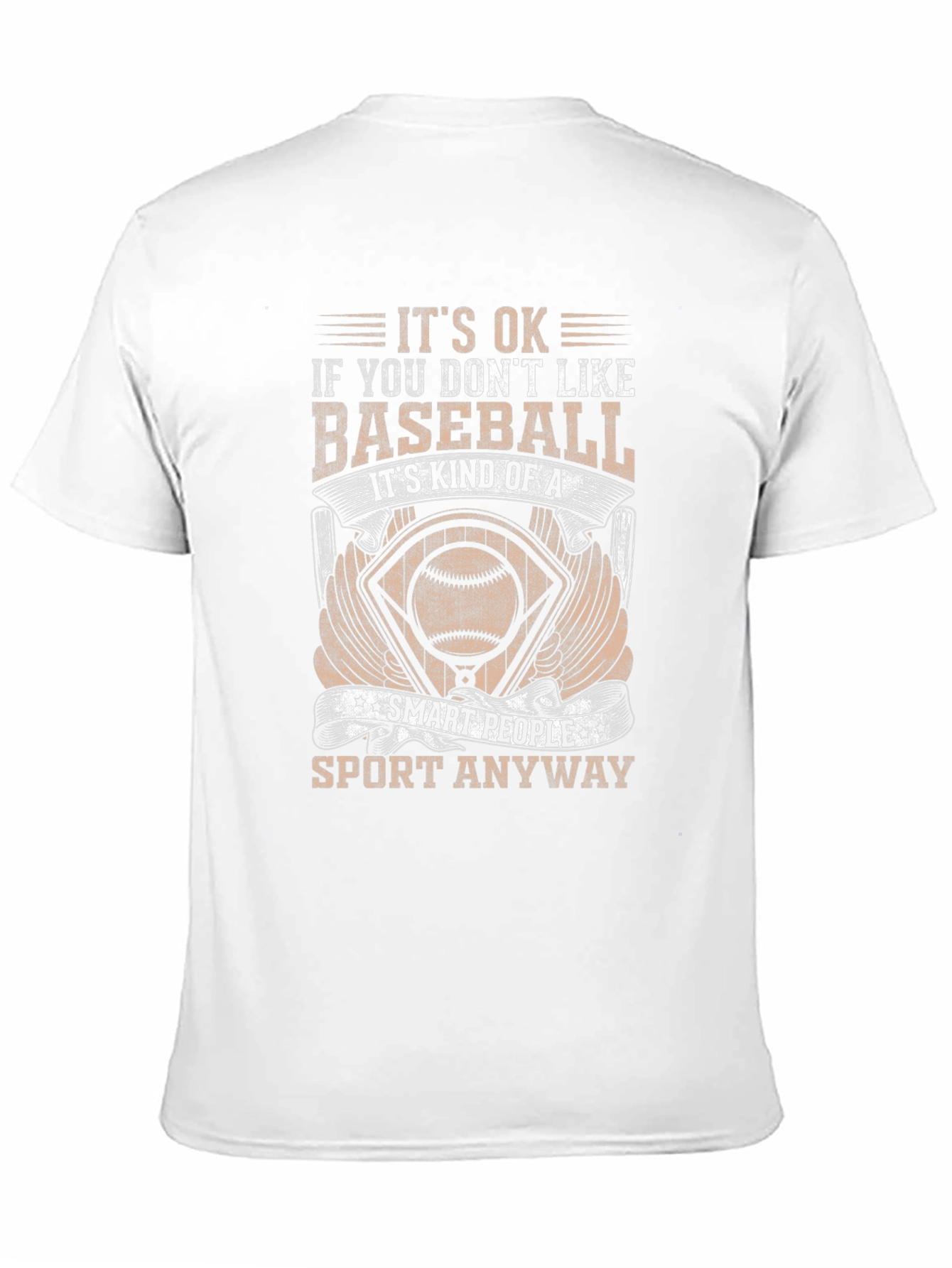 Baseball Fan T-Shirt - Smart People Sport Tee