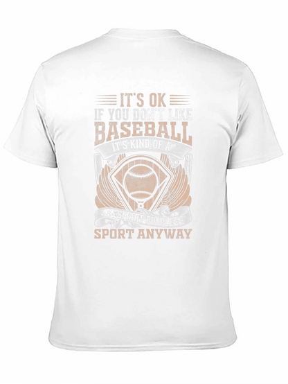 Baseball Fan T-Shirt - Smart People Sport Tee