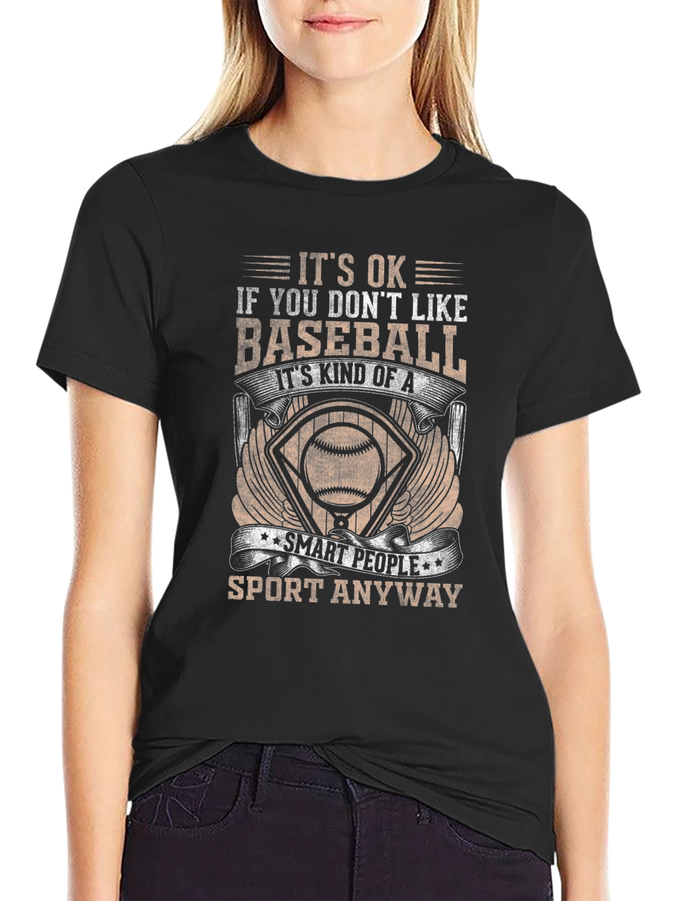 Baseball Fan T-Shirt - Smart People Sport Tee