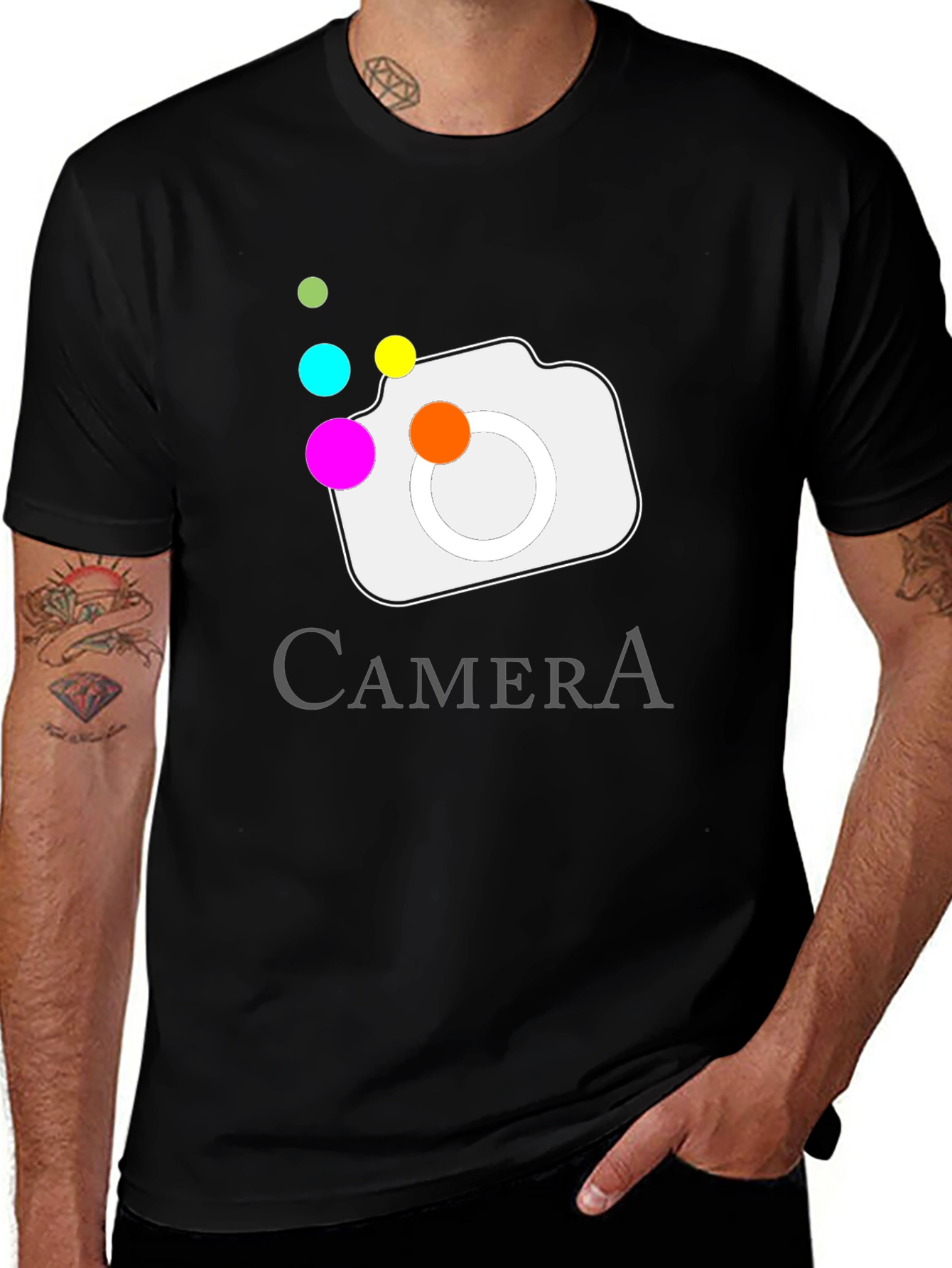 Camera Graphic Tee - Photographer Shirt