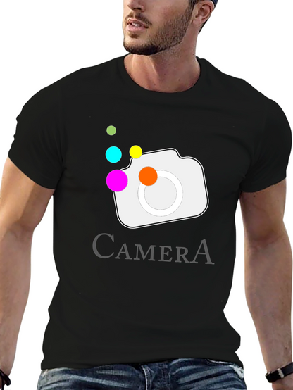 Camera Graphic Tee - Photographer Shirt