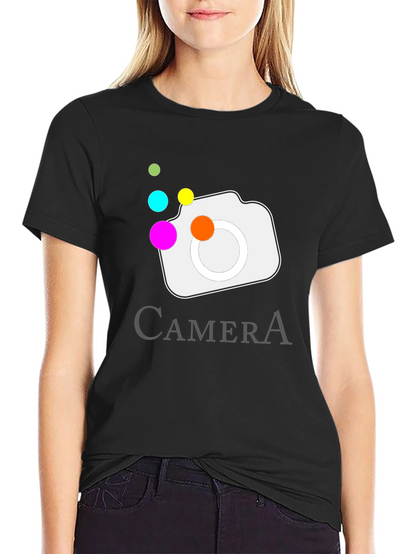 Camera Graphic Tee - Photographer Shirt