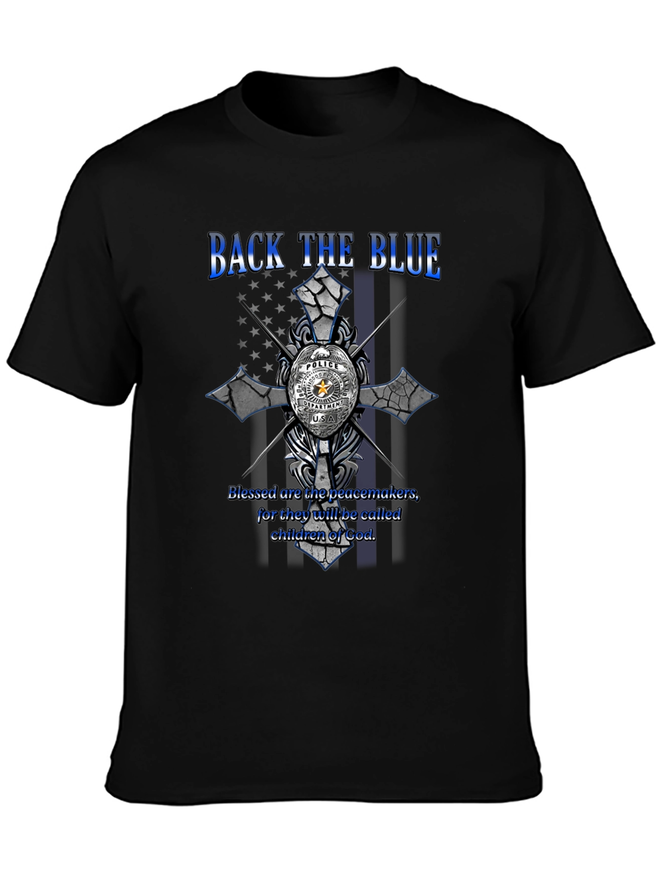 Back the Blue T-Shirt - Police Support