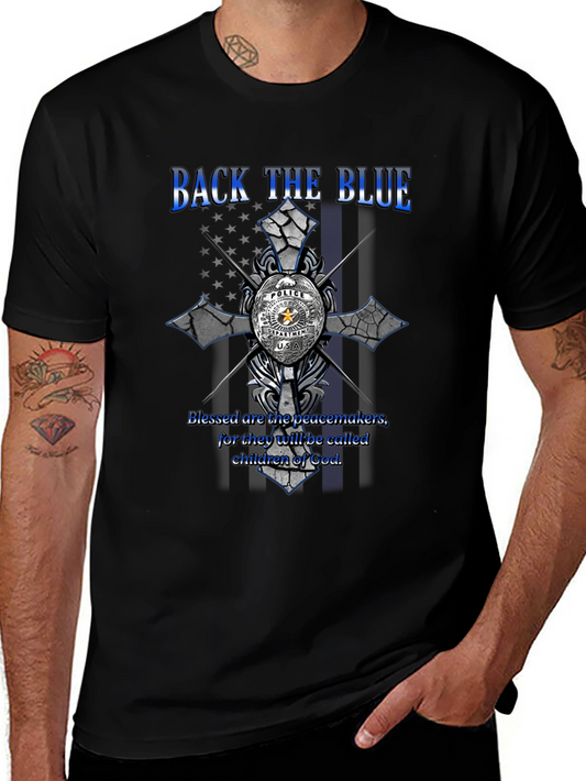 Back the Blue T-Shirt - Police Support