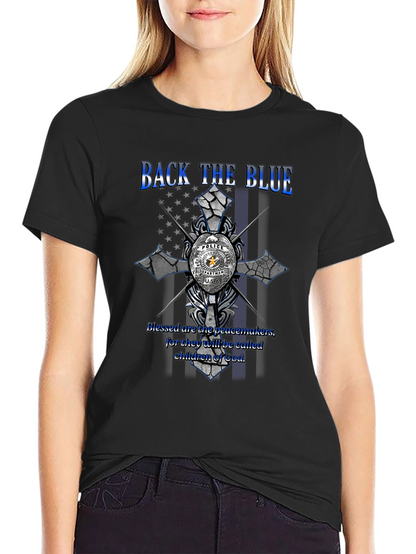 Back the Blue T-Shirt - Police Support