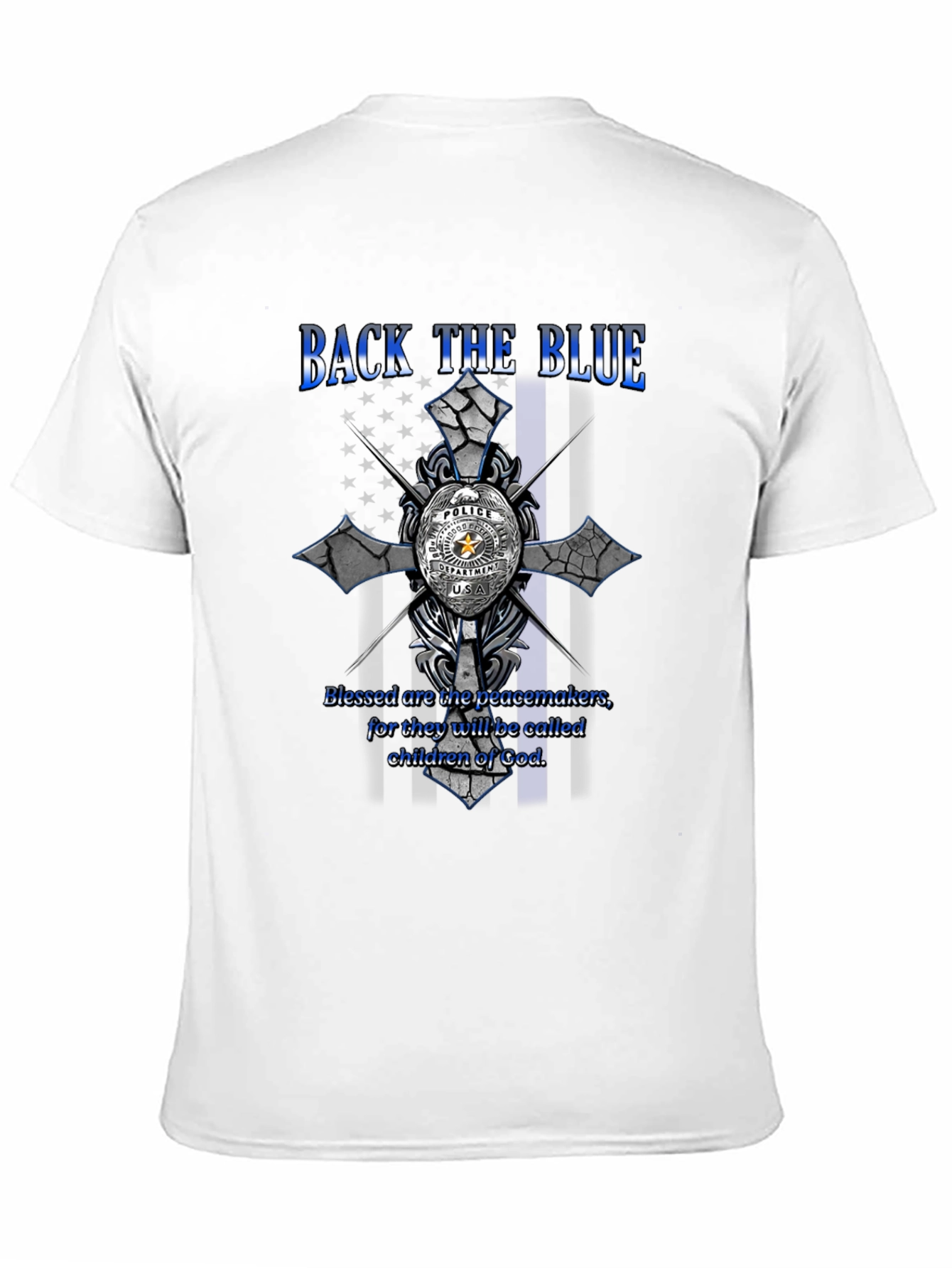 Back the Blue T-Shirt - Police Support