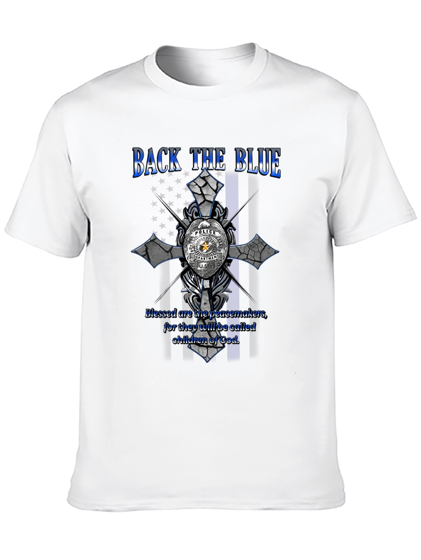 Back the Blue T-Shirt - Police Support