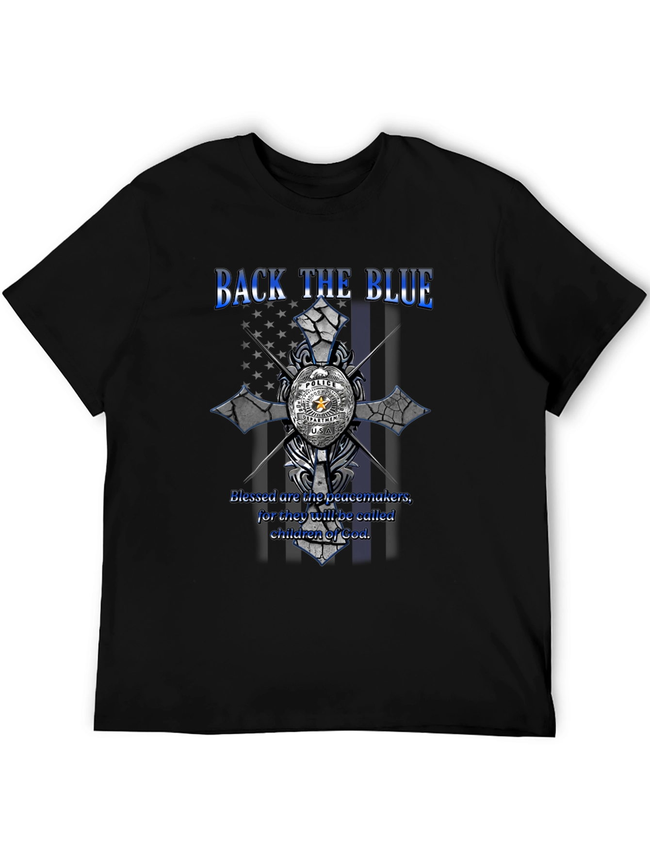 Back the Blue T-Shirt - Police Support