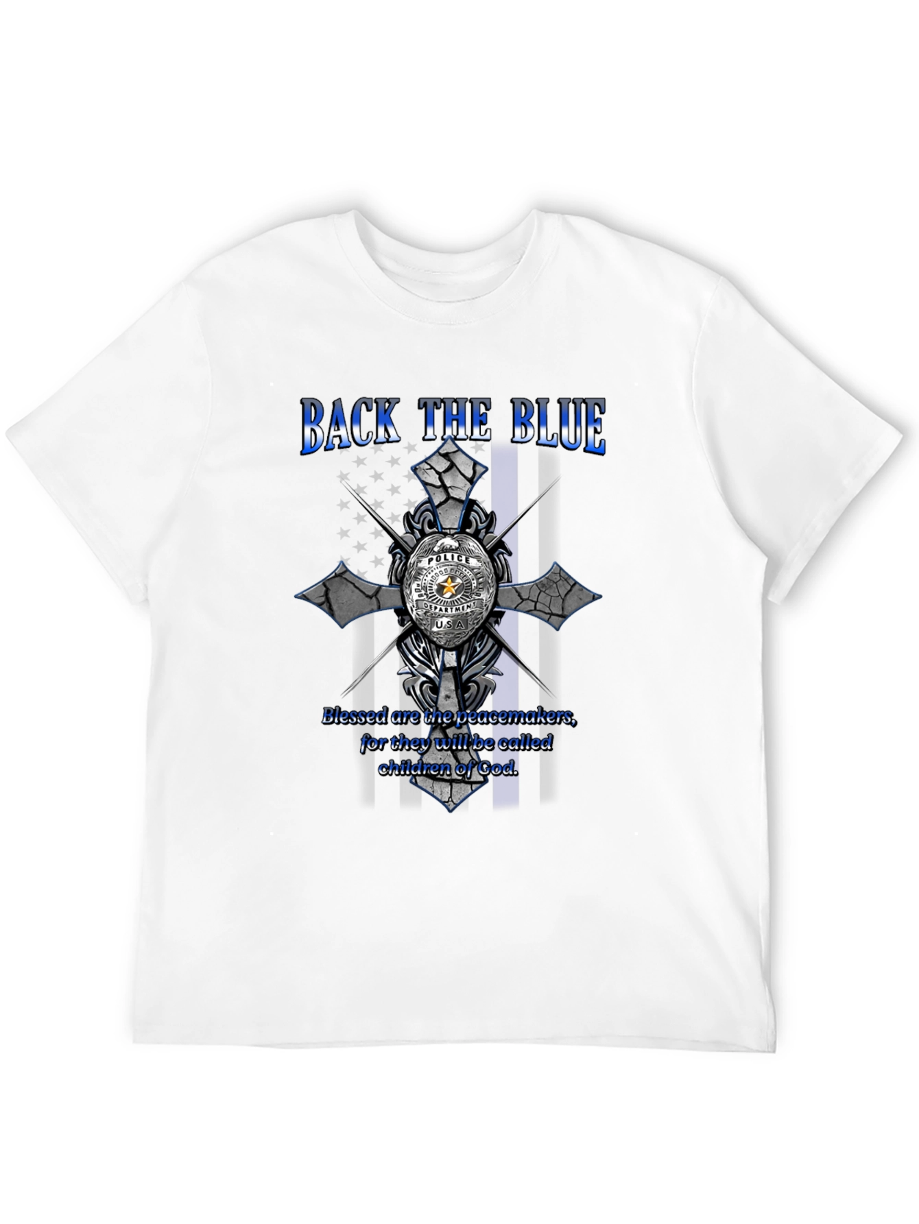 Back the Blue T-Shirt - Police Support