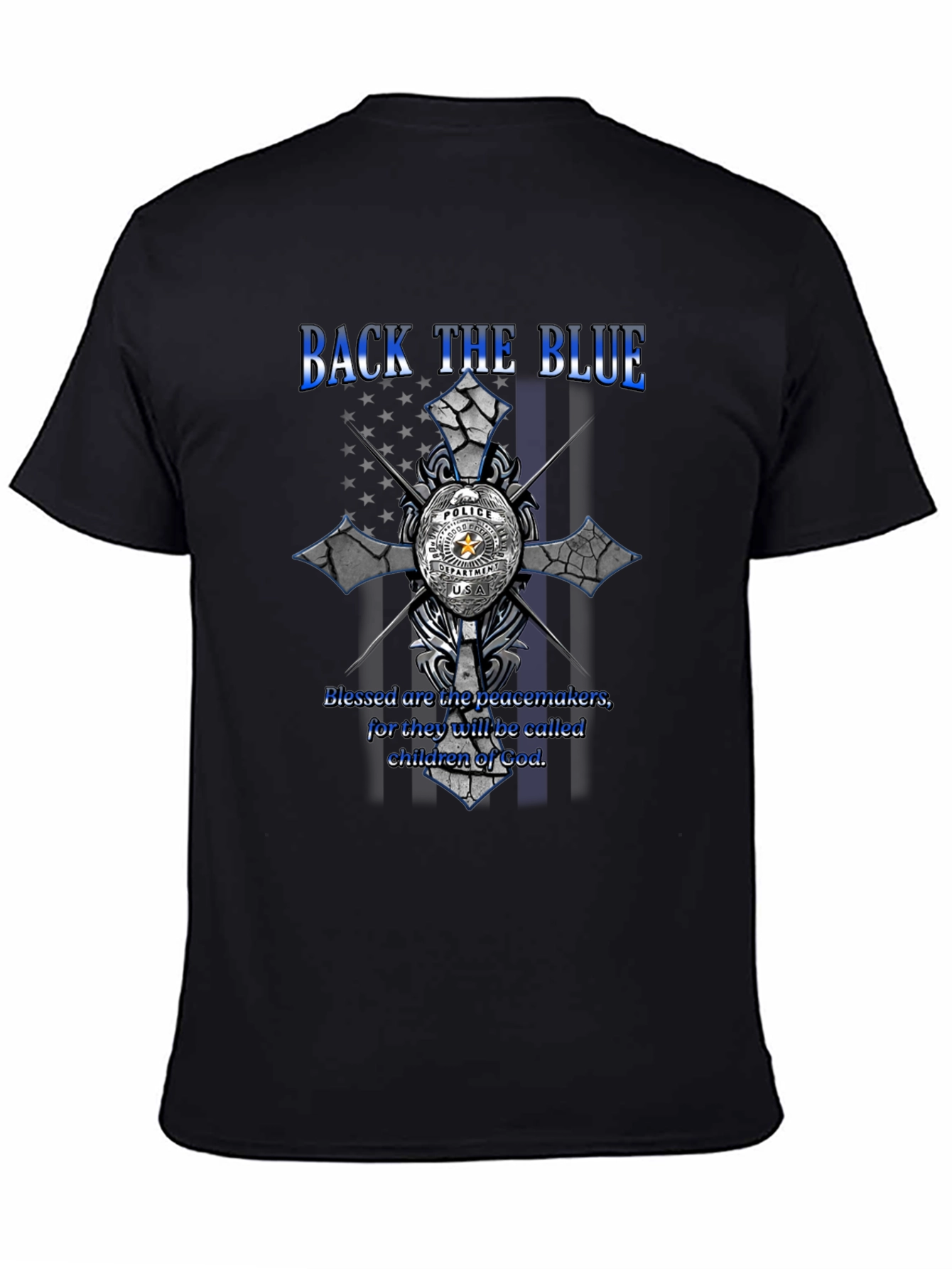 Back the Blue T-Shirt - Police Support