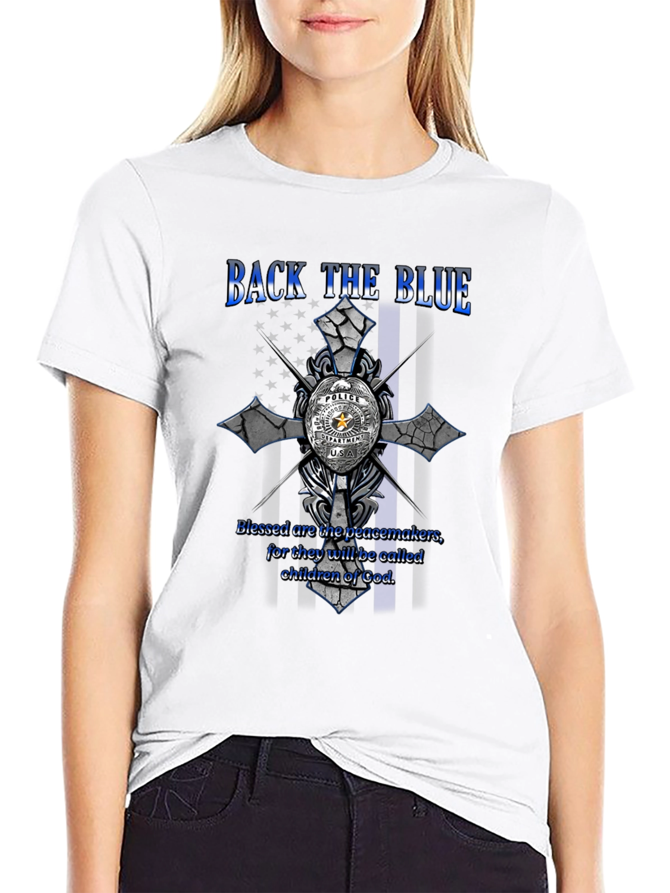 Back the Blue T-Shirt - Police Support