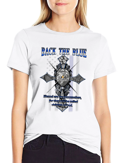 Back the Blue T-Shirt - Police Support